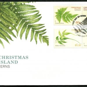 CHRISTMAS ISLAND - 2012 'FERNS' First Day Cover [E2233]