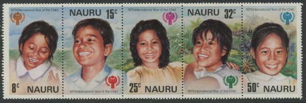 NAURU - 1979 'INTERNATIONAL YEAR OF THE CHILD' Strip of 5 MNH [C2364]