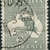 AUSTRALIA - 1913 ROO 1st Wmk 2d 'GREY' SG3 CTO Cv $50 [B4133]