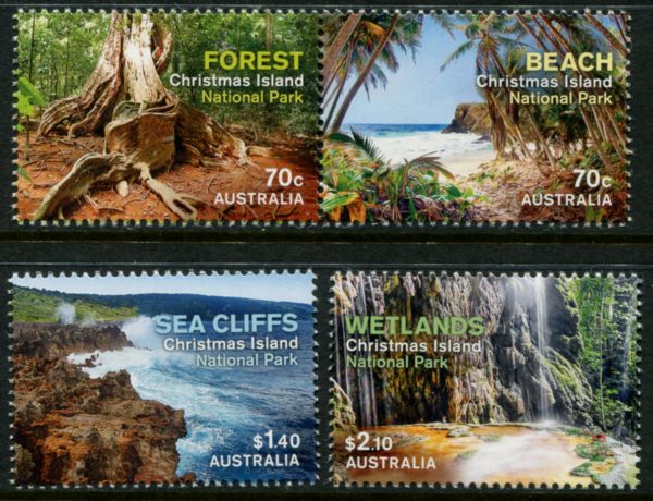 CHRISTMAS ISLAND - 2014 'NATIONAL PARKS' Set of 4 MNH [E6812]