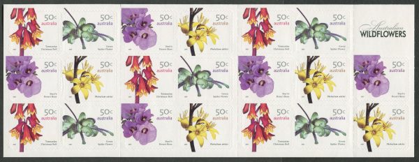 AUSTRALIA - 2007 'WILDFLOWERS' Self Adhesive Booklet Mint [E2900]