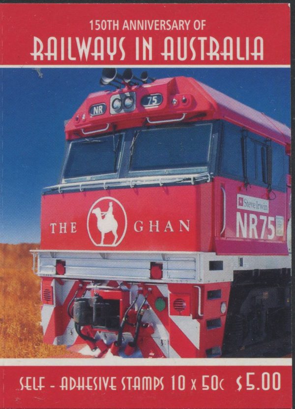 AUSTRALIA - 2004 'ANNIVERSARY OF AUSTRALIAN RAILWAY' Self Adhesive Booklet Mint [E8572]