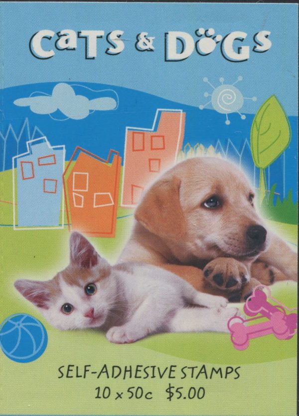 AUSTRALIA - 2004 'CATS & DOGS' Self Adhesive Booklet Mint [E8573]