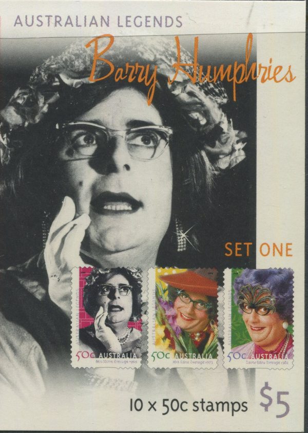 AUSTRALIA - 2006 'AUSTRALIAN LEGENDS - Barry Humphries' Self Adhesive Booklet Mint [E7993]