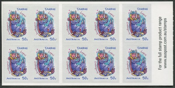 AUSTRALIA - 2007 'SIGNS OF THE ZODIAC - Taurus' Self Adhesive Booklet Mint [E6367]