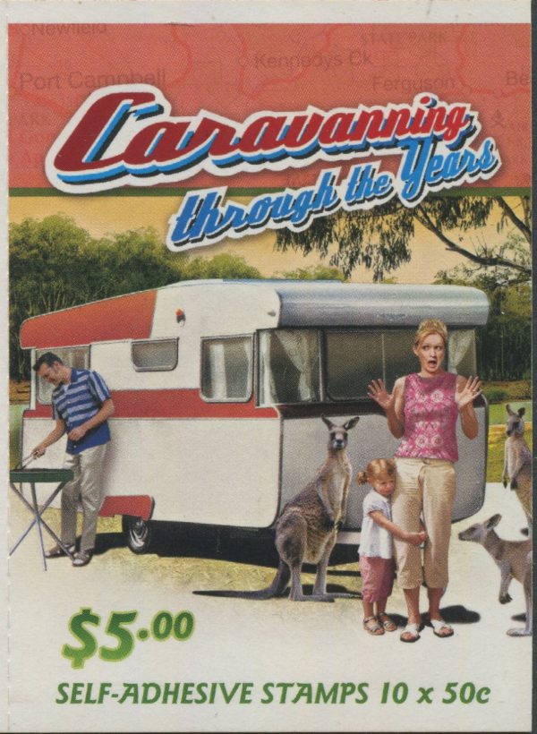 AUSTRALIA - 2007 'CARAVANING THROUGH THE YEARS' Self Adhesive Booklet of 10 Mint [C3443]