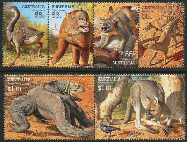 AUSTRALIA - 2008 'MEGAFAUNA' Set of 6 MNH [D1572]