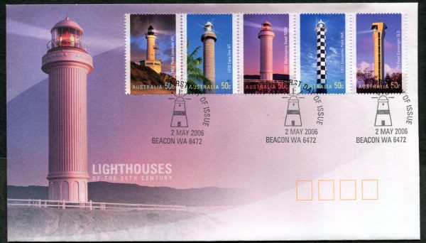 AUSTRALIA - 2006 'LIGHTHOUSES OF THE 20th CENTURY' First Day Cover [D7166]