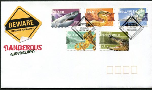 AUSTRALIA - 2006 'DANGEROUS AUSTRALIANS' Self Adhesive First Day Cover [C1529^]