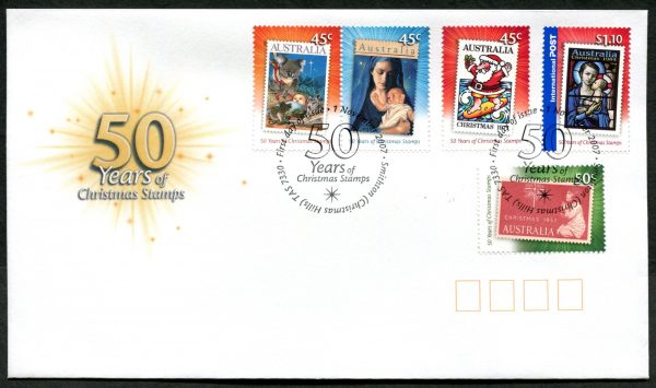 AUSTRALIA - 2007 '50 YEARS OF CHRISTMAS STAMPS' First Day Cover [D4172]