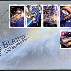 AUSTRALIA - 2007 'BLAST OFF! 50 YEARS IN SPACE' First Day Cover [E9376]