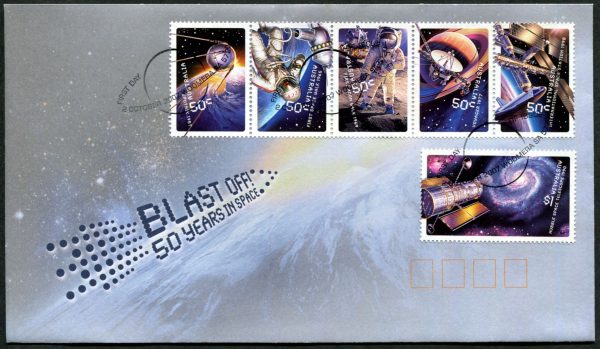 AUSTRALIA - 2007 'BLAST OFF! 50 YEARS IN SPACE' First Day Cover [E9376]