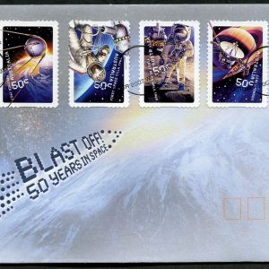 AUSTRALIA - 2007 'BLAST OFF! 50 YEARS IN SPACE' Self Adhesive First Day Cover [D6559]