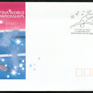 AUSTRALIA - 2007 'FINA WORLD CHAMPIONSHIPS' Self Adhesive First Day Cover [C1566]