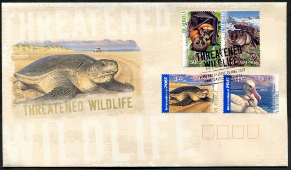 AUSTRALIA - 2007 'THREATENED WILDLIFE' First Day Cover [D6550]