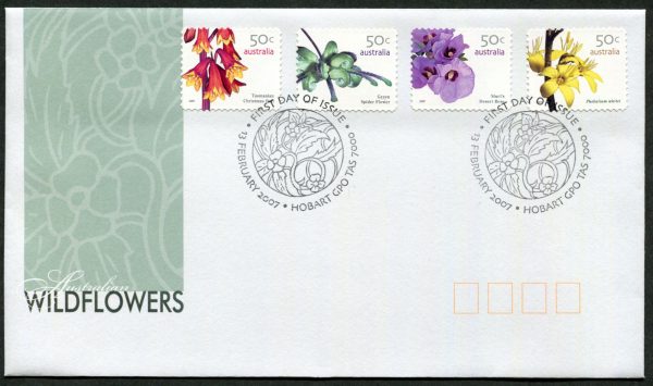 AUSTRALIA - 2007 'WILDFLOWERS' Self Adhesive First Day Cover [C1562]