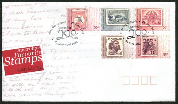 AUSTRALIA - 2009 'FAVOURITE STAMPS' First Day Cover [C1640]