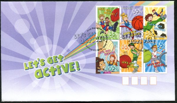 AUSTRALIA - 2009 'LET'S GET ACTIVE' First Day Cover [C1554^]