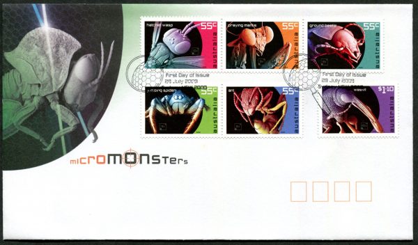 AUSTRALIA - 2009 'MICRO MONSTERS' First Day Cover [C1647]