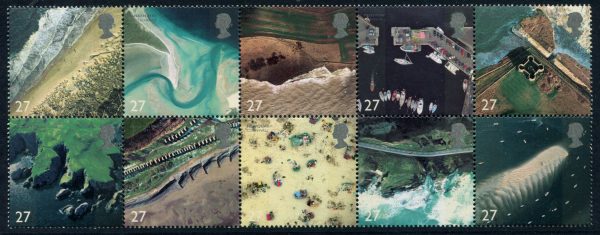 GREAT BRITAIN - 2002 'BRITISH COASTLINES' Set of 10 MNH [E4161]