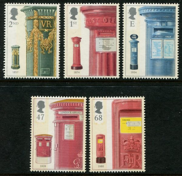 Great Britain - 2002 '150TH ANNIVERSARY OF THE PILLAR BOX' Set of 5 MNH [E4326]