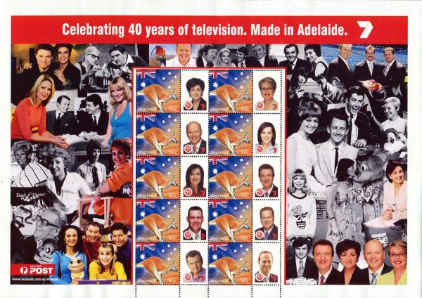 AUSTRALIA - 2005 'CELEBRATING 40 YEARS OF TELEVISION - Made in Adelaide' Sheetlet MNH [E9981]