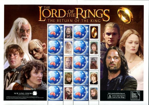 AUSTRALIA - 2005 'LORD OF THE RINGS - Return of the King' Sheetlet MNH [E9984]
