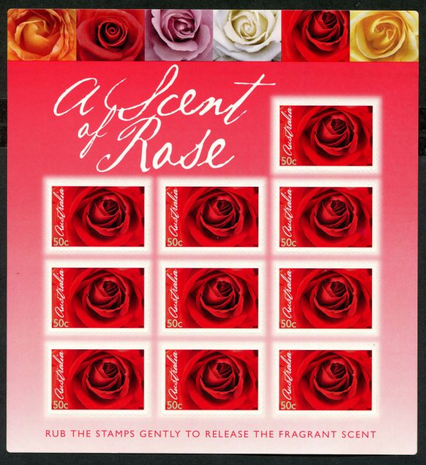 AUSTRALIA - 2006 'A SCENT OF A ROSE' Self Adhesive Sheetlet Mint [F0678]