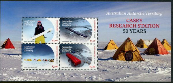 AAT - 2019 '50 YEARS of CASEY RESEARCH STATION' Miniature Sheet MNH [E4824]