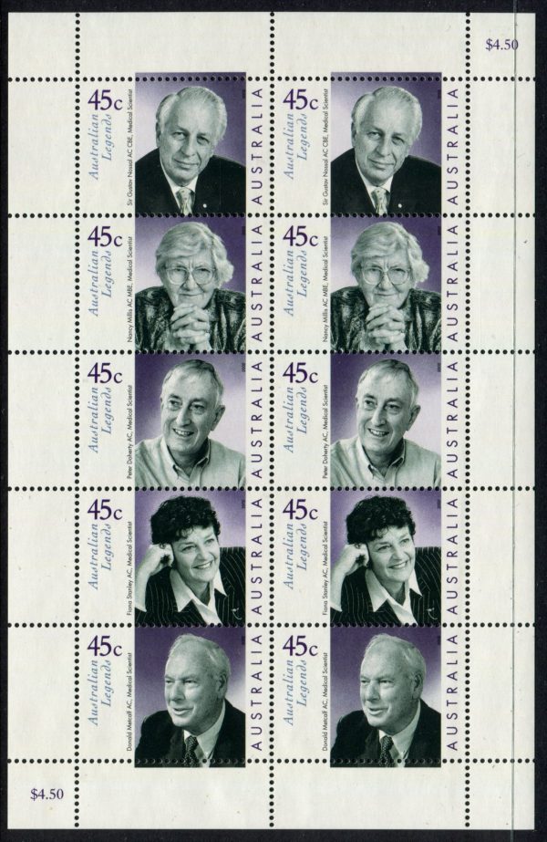 AUSTRALIA - 2002 'LEGENDS - SCIENTISTS' Miniature Sheet MNH [D7972]