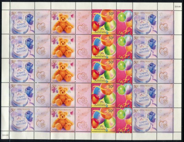 AUSTRALIA - 2003 'CELEBRATION & NATION' Sheet of 20 MNH [D8994]