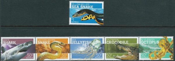 AUSTRALIA - 2006 'DANGEROUS AUSTRALIANS' Set of 6 MNH [D1732]