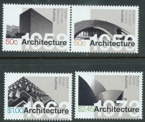 AUSTRALIA - 2007 'MODERNIST ARCHITECTURE' Set of 4 MNH [E8981]