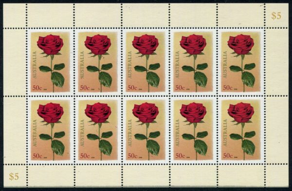 AUSTRALIA - 2007 'LOVE BLOOMS' Miniature Sheet MNH [E6197]