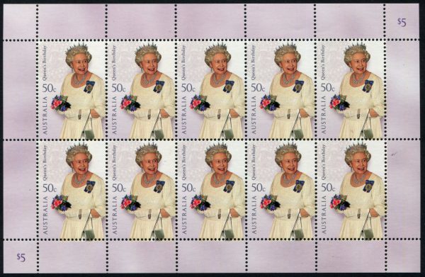 AUSTRALIA - 2008 'QEII BIRTHDAY' Miniature Sheet MNH [E9000]