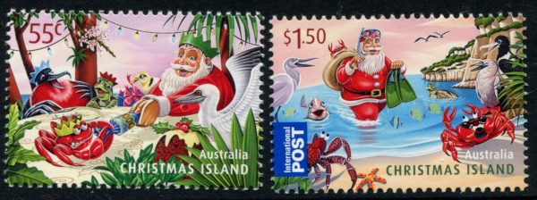 CHRISTMAS ISLAND - 2011 'CHRISTMAS' Pair MNH [E6809]