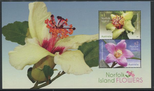 NORFOLK ISLAND - 2017 'FLOWERS' Miniature Sheet MNH [D3705]