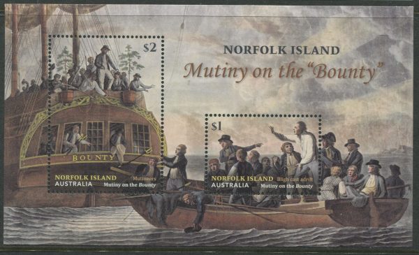 NORFOLK ISLAND - 2019 'MUTINY ON THE BOUNTY' Miniature Sheet MNH [F0151]