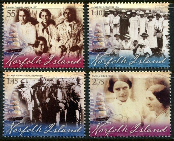 NORFOLK ISLAND - 2010 'PITCAIRN STORY on the MORAYSHIRE' Set of 4 MNH [D4359]