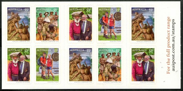 AUSTRALIA - 2010 'KOKODA' Self Adhesive Booklet Mint [B7201]