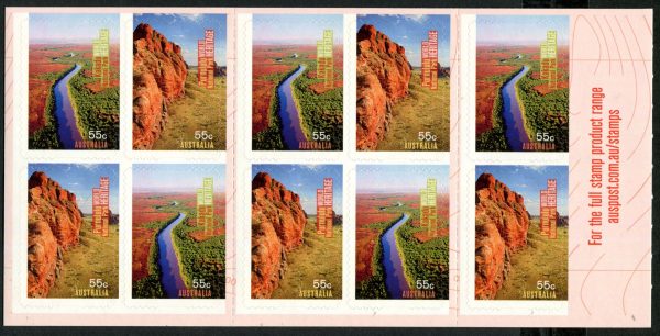 AUSTRALIA - 2010 'WORLD HERITAGE' Self Adhesive Booklet Mint [B7094]