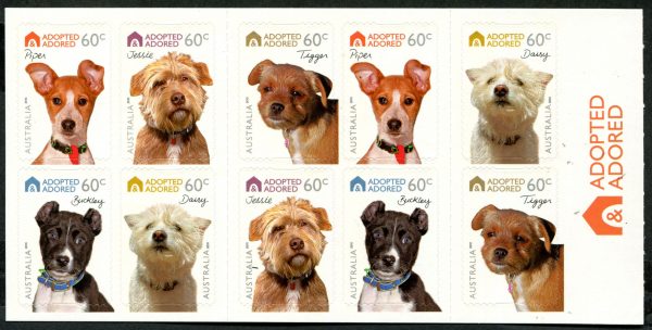 AUSTRALIA - 2010 'DOGS - Adopted & Adored' Self Adhesive Booklet Mint [E2889]