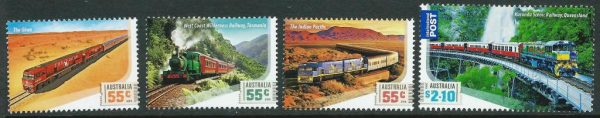 AUSTRALIA - 2010 'GREAT AUSTRALIAN RAILWAY JOURNEYS' Set of 4 MNH [D1415]