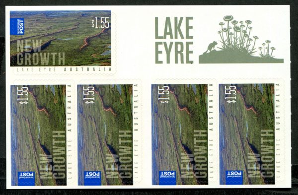 AUSTRALIA - 2011 'LAKE EYRE' International Self Adhesive Booklet Pane Mint [E7221]