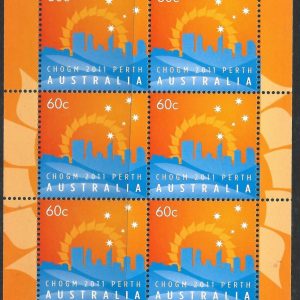 AUSTRALIA - 2011 'CHOGM' Sheetlet of 10 MNH [F1743]