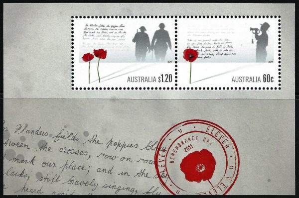 AUSTRALIA - 2013 'REMEMBRANCE DAY' Miniature Sheet MNH [B9916]