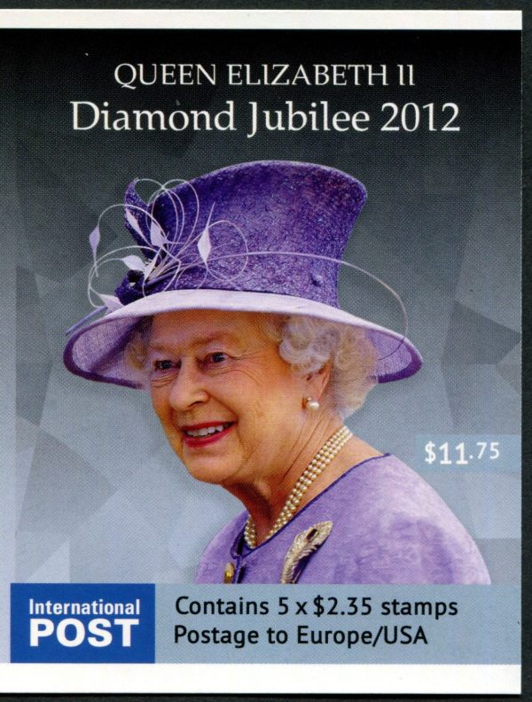 AUSTRALIA - 2012 'QEII DIAMOND JUBILEE' Self Adhesive Booklet Pane Mint [D4329]