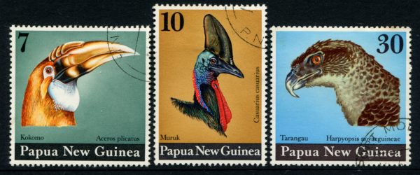 Papua New Guinea - 1974 Set to 30c Harpy Eagle VFU SG 270-272 Cv £10 [B7812]