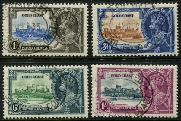 Gold Coast - 1935 Silver Jubilee Set SG 113/16 VFU Cv £ 55 [B7945]