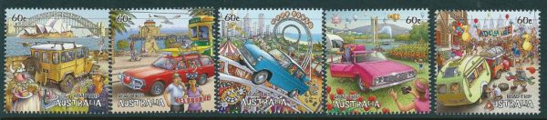 AUSTRALIA - 2013 'ROAD TRIP AUSTRALIA' Part II Set of 5 MNH [D1596]